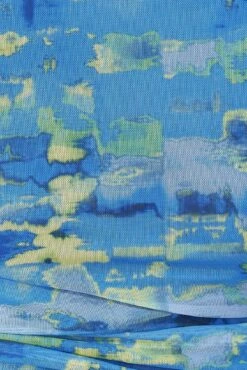 Multi Abstract Mesh Maxidress High Neck -You And All Fashion Store ced4047 84a abstract 6