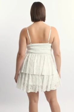 White Lace Corset Mini Dress -You And All Fashion Store ced4183 112ab white 4