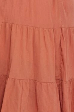 Brown Midi Skater Dress Sleeveless Tie -You And All Fashion Store cedc16787 81b brown 6 1