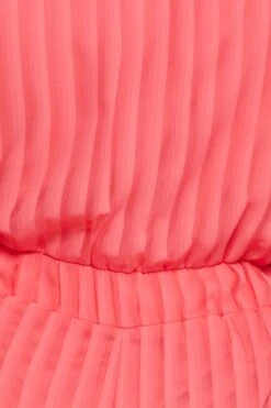 Orange Playsuit V-neck Short Sleeve Ruffle Hem 11 Orange Playsuit V-neck Short Sleeve Ruffle Hem -You And All Fashion Store cep25299 35lb coral 6 1