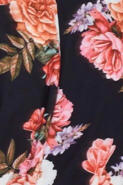 Floral Print Short Sleeveplaysuit -You And All Fashion Store cep9019 33a floral prt 6