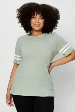 Green Graphic T-shirt Short Sleeve -You And All Fashion Store cjc1013 84sb sage 3 2