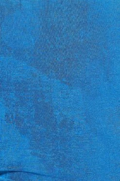 Mid Blue Ruched Shirt Short Sleeve Slinky Jersey -You And All Fashion Store cjc1164 42ab mid blue 6 1