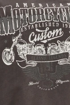 Grey Graphic T-shirt Short Sleeve -You And All Fashion Store cjc1714 84j charcoal 6