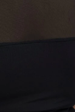 Black Mesh Top Long Sleeve Sweetheart Neck -You And All Fashion Store cjc1774 81j black 4