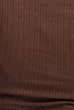 Brown Top Long Sleeve Scoop Neck 11 Brown Top Long Sleeve Scoop Neck -You And All Fashion Store cjc1786 81jb chocolate 6