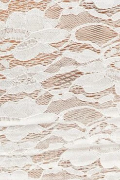 White Bodysuit Sleeveless Lace Stretch -You And All Fashion Store cjc1839 36j white 6