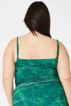 Green Abstract Singlet Mesh Top Side Ruched 9 Green Abstract Singlet Mesh Top Side Ruched -You And All Fashion Store cjc1852bx 84j abstract 4