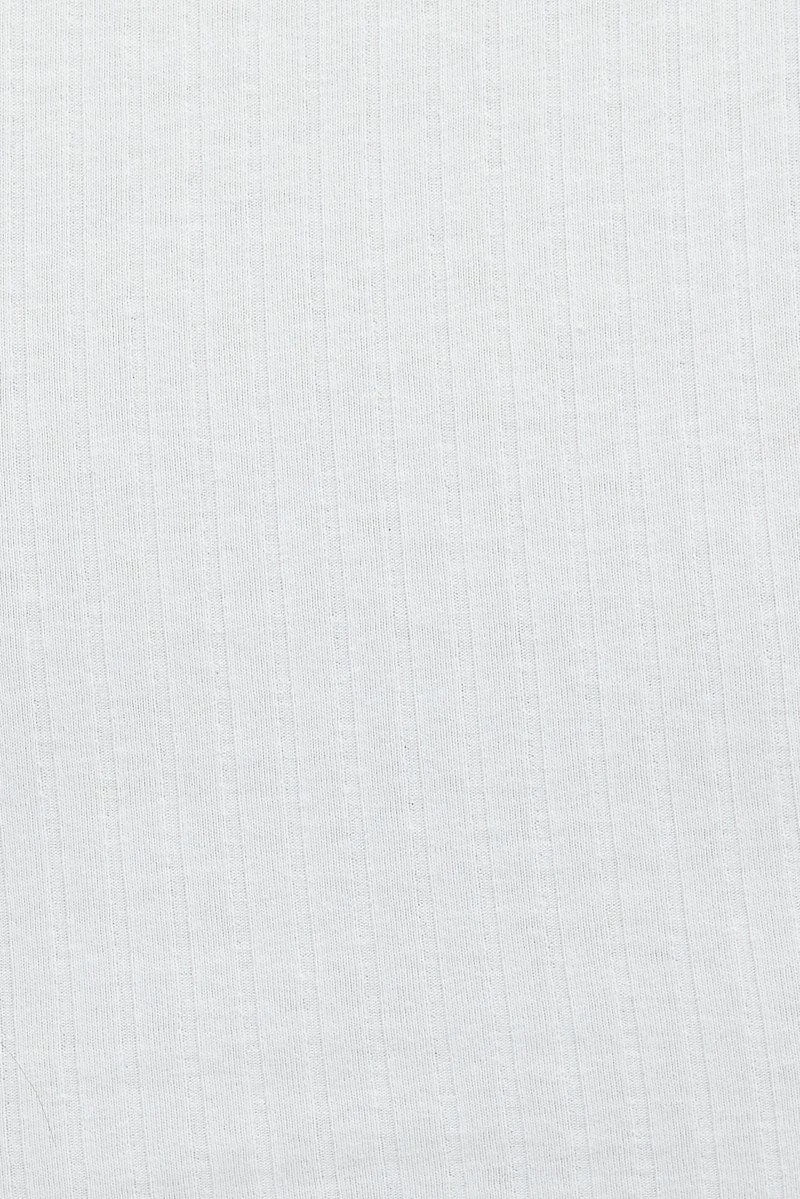 White Ruched Top Short Sleeve V-neck 6 White Ruched Top Short Sleeve V-neck - Image 6