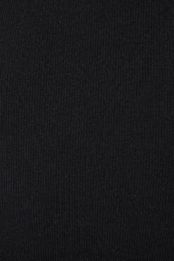 Black Cut Out Top Short Sleeve Crew Neck Seamless -You And All Fashion Store cjc1950 84j black 6