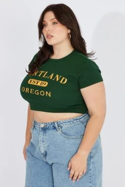 Green Graphic Baby T-shirt Short Sleeve Crew Neck -You And All Fashion Store cjc2014c 84j hunter 4