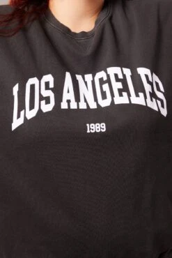 Black Oversized Sweater Long Sleeve Crew Neck 11 Black Oversized Sweater Long Sleeve Crew Neck -You And All Fashion Store cjc2044a 84j wash black 6