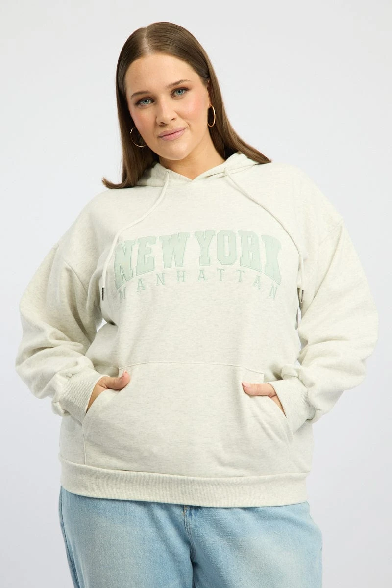 Grey Oversized Sweatshirt Hooded Long Sleeve Crew Neck 1 Grey Oversized Sweatshirt Hooded Long Sleeve Crew Neck