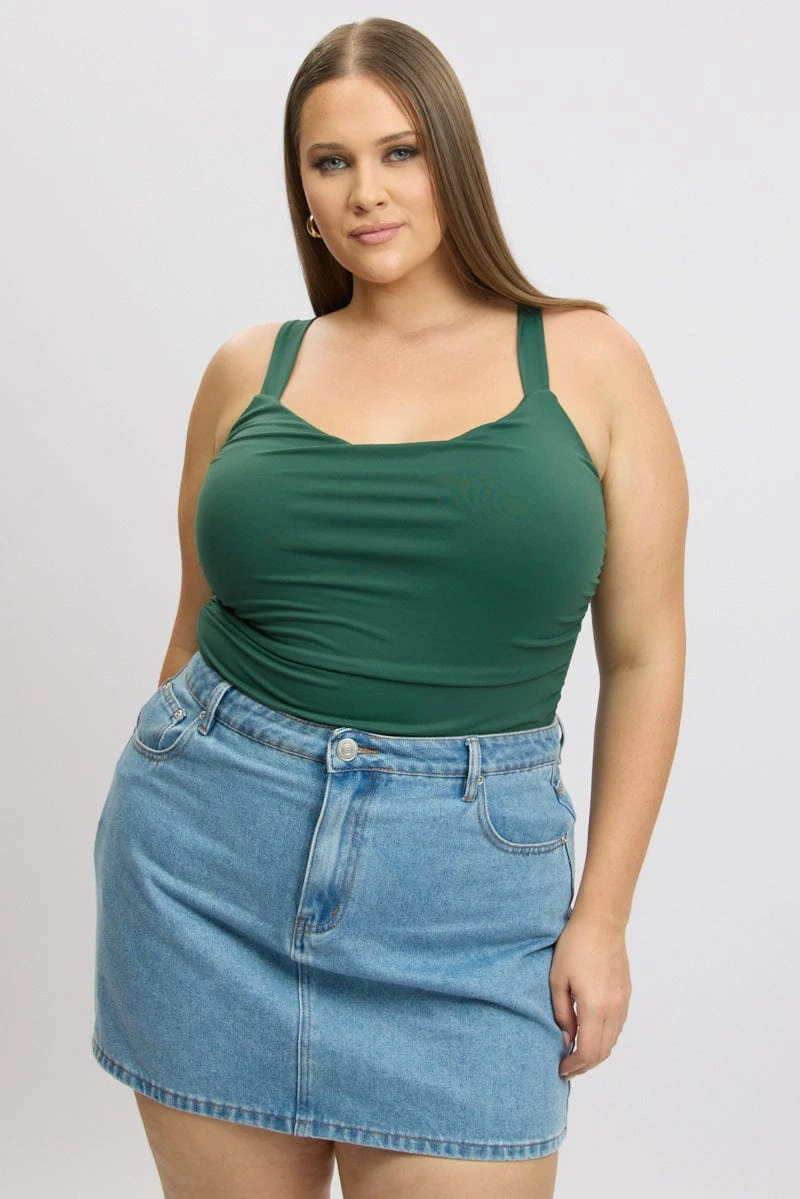 Green Bodysuit Supersoft 3 Green Bodysuit Supersoft - Image 3