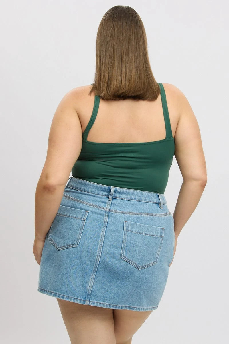 Green Bodysuit Supersoft 4 Green Bodysuit Supersoft - Image 4