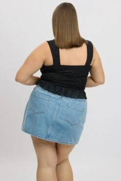 Black Lace Top Sleeveless 10 Black Lace Top Sleeveless -You And All Fashion Store cjc2281 84j black 5