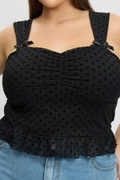 Black Lace Top Sleeveless 11 Black Lace Top Sleeveless -You And All Fashion Store cjc2281 84j black 6