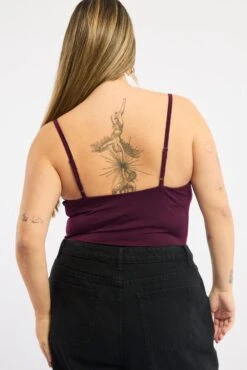 Red Cowl Neck Bodysuit 9 Red Cowl Neck Bodysuit -You And All Fashion Store cjc2469 84jb cherry 4