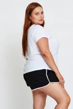 Placement Graphic T-shirt Celestial Cold Shoulder -You And All Fashion Store cjc25204 35lb placement 4