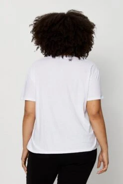 White Graphic T-shirt Florida Tiger Short Sleeve Cotton -You And All Fashion Store cjc25390e 84ab white 5 1