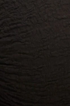 Black Crop Top Short Sleeve Textured Lace Drawstring -You And All Fashion Store cjc31297f 33ab black 6