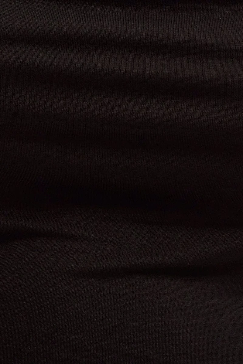 Black Halter Top Chain Detail 6 Black Halter Top Chain Detail - Image 6