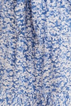 Floral Print Maxi Dress Kids Sleeveless -You And All Fashion Store ckd1369 33rb floral prt 6