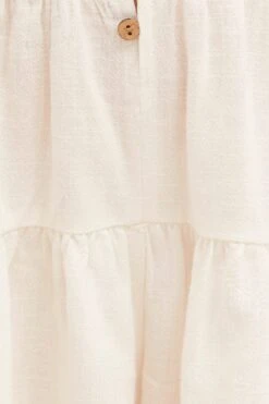 White Tie Playsuit Kids Scoop Neck Sleeveless -You And All Fashion Store ckd9630a 33rb white 6