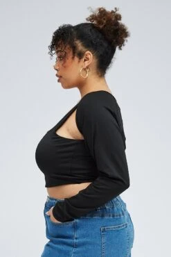 Black Shrug -You And All Fashion Store ckn2187 84j black 4