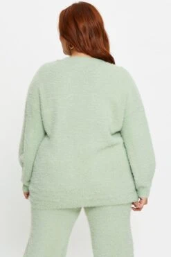 Green Mint Fluffy Pants -You And All Fashion Store clg14136x 80 mint 3