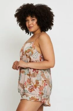 Floral Satin Pyjama 2 Piece Pj Set -You And All Fashion Store cnw0006j 81zb floral prt 4