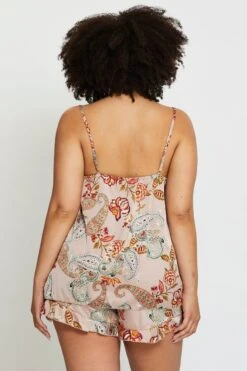 Floral Satin Pyjama 2 Piece Pj Set -You And All Fashion Store cnw0006j 81zb floral prt 5