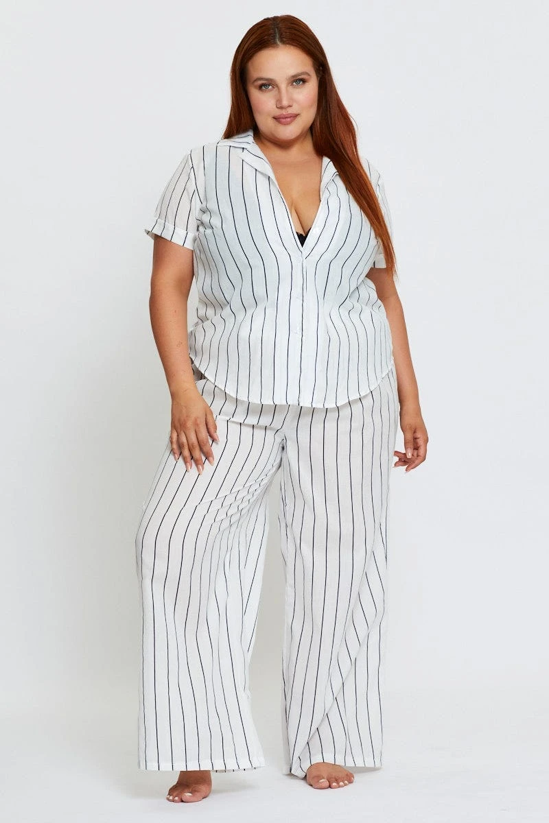 Stripe Pyjama 2 Piece Pj Set 1 Stripe Pyjama 2 Piece Pj Set