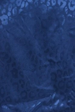 Blue Animal Print Pyjama Set Satin Jacquard Leopard Piping Pj 11 Blue Animal Print Pyjama Set Satin Jacquard Leopard Piping Pj -You And All Fashion Store cnw2046c 84zb animal pri 6