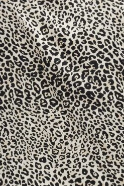 Multi Animal Print Leopard Pj Satin Set Piping Button Pyjama -You And All Fashion Store cnw5693b 35zb animal pri 6