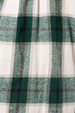 Green Check Longline Check Shacket -You And All Fashion Store coj1225 10a check 6