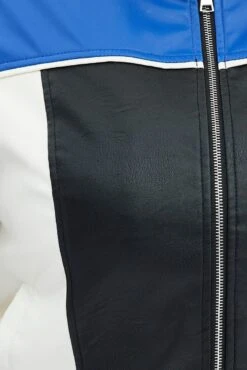 Multi Racer Jacket Long Sleeve Faux Leather 13 Multi Racer Jacket Long Sleeve Faux Leather -You And All Fashion Store coj1485x 66a multi 7