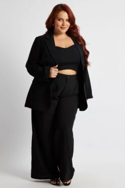 Black Fitted Jacket 8 Black Fitted Jacket -You And All Fashion Store coj31914ax 36a black 3