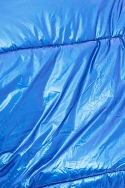 Blue Puffer Jacket Shiny Wet Look Lined Cropped -You And All Fashion Store coj9032s 33ab cobalt 6