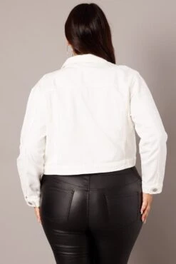 White Cropped Denim Jacket 10 White Cropped Denim Jacket -You And All Fashion Store coj9123a 84ab off white 5