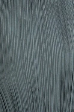 Green Plisse Midi Split Skirt -You And All Fashion Store csl1064a 36r olive 6