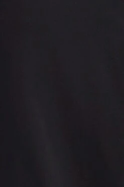 Black Maxi Skirt Elastic Waist Curve Hem -You And All Fashion Store csl10927 42ab black 6