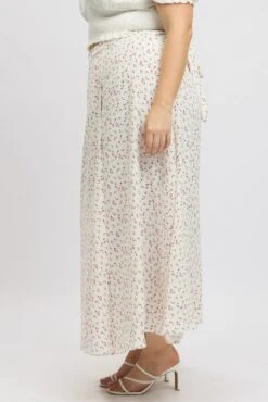 Red Ditsy Wrap Maxi Skirt -You And All Fashion Store csl1180cc 47a ditsy 4