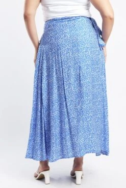 Blue Ditsy Wrap Maxi Skirt -You And All Fashion Store csl1180x 47a ditsy 4