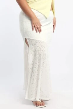 White Lace Maxi Skirt 7 White Lace Maxi Skirt -You And All Fashion Store csl3160a 125ab white 3