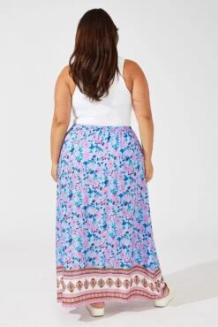 Multi Boho Boho Maxi Skirt -You And All Fashion Store csl31876 34ab boho 5
