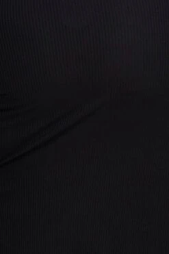 Black Rib Ruched Midi Skirt -You And All Fashion Store csm0009 35a black 6