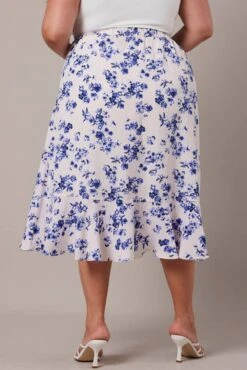 White Ditsy Wrap Frill Midi Skirt -You And All Fashion Store csm1212 34a ditsy 5