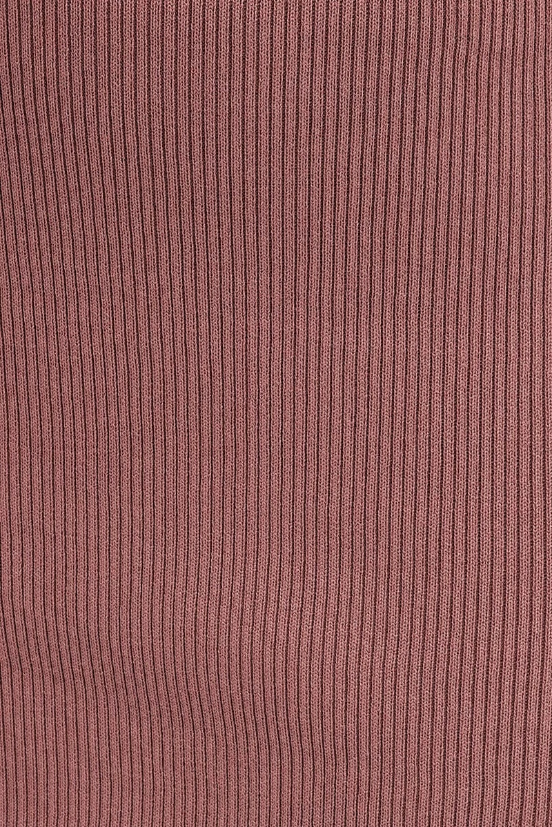 Purple Knit Skirt Midi Side Split 6 Purple Knit Skirt Midi Side Split - Image 6