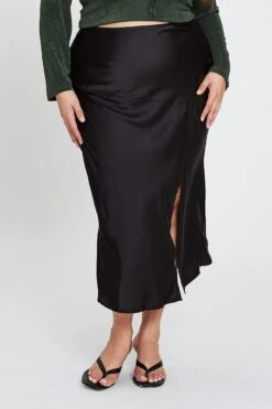 Green Midi Skirt -You And All Fashion Store csm2282 33r black 2